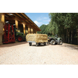 Chariot 4 Roues Galvanise La Gée