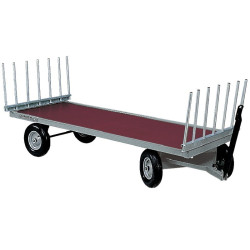 Chariot 4 Roues Galvanise La Gée