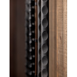 Rênes Magna Grip Rubber LeMieux Noir / argenté Rênes Magna Grip Rubber LeMieux Noir / argenté