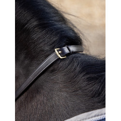Rênes Magna Grip Rubber LeMieux Marron / laiton