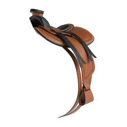 Selle Western tan pour jouet Toy Pony
