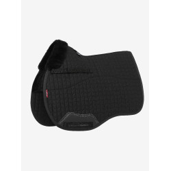 Tapis de selle LeMieux Square mixte doublé sur la moitié en Merino+