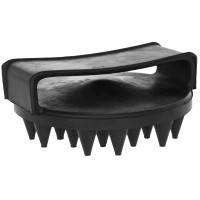 Étrille avec picots en caoutchouc Kerbl Noir Étrille avec picots en caoutchouc Kerbl Noir