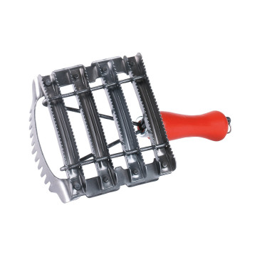 Étrille en acier avec peigne à crinière Kerbl Étrille en acier avec peigne à crinière Kerbl