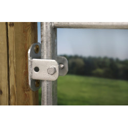 Fixation murale / au sol pour panneaux de pré Kerbl