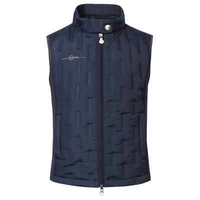 Gilet bi-matière enfant Covalliero Marine