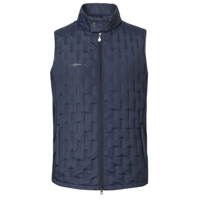 Gilet bi-matière homme Covalliero Marine