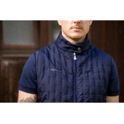 Gilet bi-matière homme Covalliero Marine Bleu marine