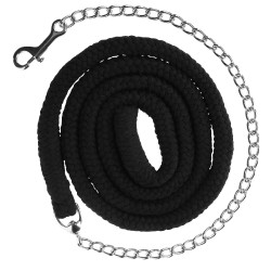 Longe en coton avec chaîne Covalliero Noir