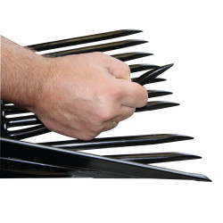 Fourche à copeaux Kerbl Noir