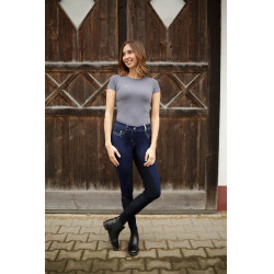Pantalon d'équitation Basic Plus LS femme Covalliero Bleu Pantalon d'équitation Basic Plus LS femme Covalliero Bleu