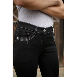 Pantalon d'équitation Basic Plus LS femme Covalliero Noir