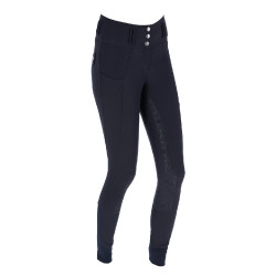 Pantalon d'équitation femme HighWaist Covalliero Bleu foncé