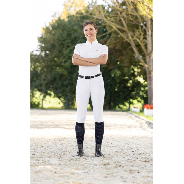 Pantalon Janne x PinkRibbon fond intégral grip femme Covalliero Pantalon Janne x PinkRibbon fond intégral grip femme Covalliero