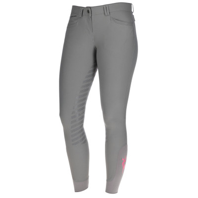 Pantalon Janne x PinkRibbon fond intégral grip femme Covalliero Graphite