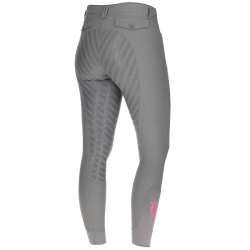Pantalon Janne x PinkRibbon fond intégral grip femme Covalliero Graphite Gris Pantalon Janne x PinkRibbon fond intégral grip femme Covalliero Graphite Gris