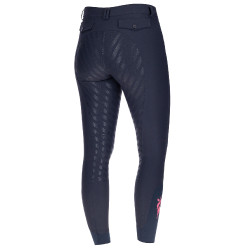 Pantalon Janne x PinkRibbon fond intégral grip femme Covalliero Marine foncé Bleu