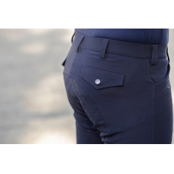 Pantalon Techno II fond intégral grip homme Covalliero Bleu foncé Pantalon Techno II fond intégral grip homme Covalliero Bleu foncé