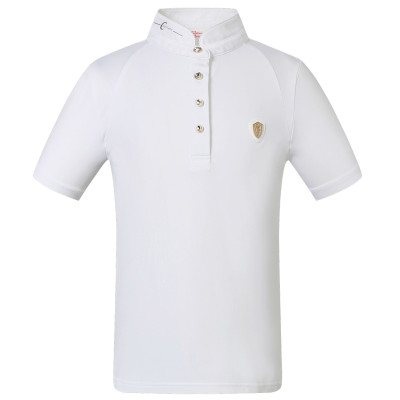 Polo de compétition enfant Goldana Covalliero Blanc