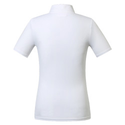 Polo de concours femme Goldana Covalliero Blanc Polo de concours femme Goldana Covalliero Blanc