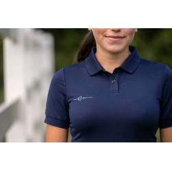 Polo femme manches courtes Covalliero Marine Bleu marine