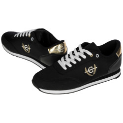 Sneaker Covalliero Noir / doré