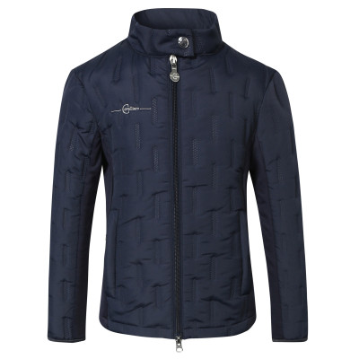 Veste bi-matière enfant Covalliero Marine