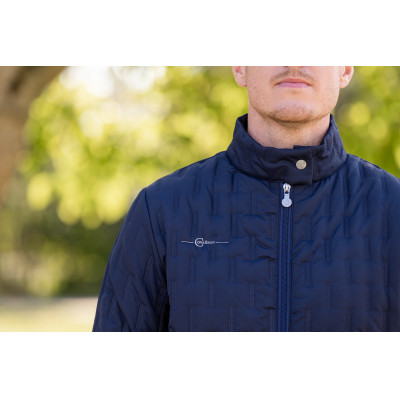 Veste bi-matière homme Covalliero Marine