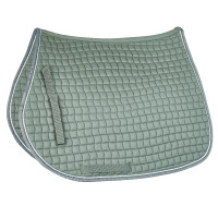 Tapis de selle mixte Adepto Horze Vert kaki beetle Tapis de selle mixte Adepto Horze Vert kaki beetle