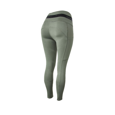 Legging d'équitation B Vertigo Caitlin taille haute et fond intégral femme Vert scarabée