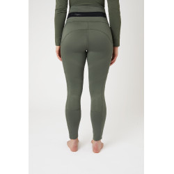 Legging d'équitation B Vertigo Caitlin taille haute et fond intégral femme Vert scarabée Legging d'équitation B Vertigo Caitlin taille haute et fond intégral femme Vert scarabée