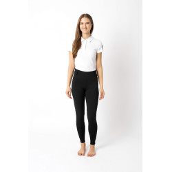 Leggings équitation à fond intégral Grip Horze Dea femme Noir