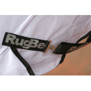 Couverture anti-mouche RugBe SuperFly blanche Covalliero Couverture anti-mouche RugBe SuperFly blanche Covalliero