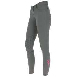 Pantalon Janne x PinkRibbon grip genoux femme Covalliero Graphite Gris Pantalon Janne x PinkRibbon grip genoux femme Covalliero Graphite Gris