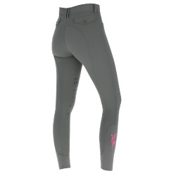 Pantalon Janne x PinkRibbon grip genoux femme Covalliero Graphite Gris Pantalon Janne x PinkRibbon grip genoux femme Covalliero Graphite Gris