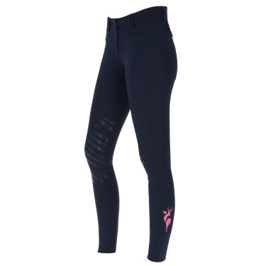 Pantalon Janne x PinkRibbon grip genoux femme Covalliero Pantalon Janne x PinkRibbon grip genoux femme Covalliero