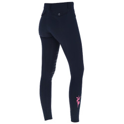 Pantalon Janne x PinkRibbon grip genoux femme Covalliero Marine foncé Bleu Pantalon Janne x PinkRibbon grip genoux femme Covalliero Marine foncé Bleu