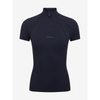 Maillot de corps mesh manches courtes LeMieux Mia Marine Bleu marine