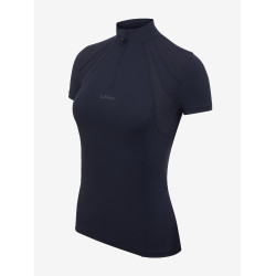 Maillot de corps mesh manches courtes LeMieux Mia Marine Bleu marine
