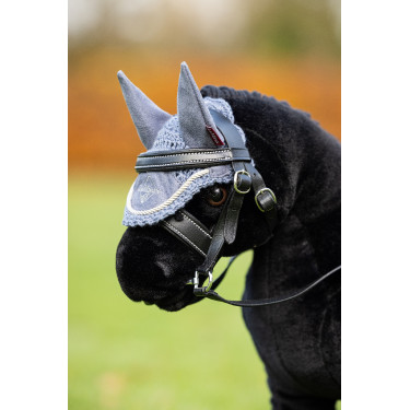 Bonnet anti-mouches pour jouet Mini Poney LeMieux Bleu jay Bonnet anti-mouches pour jouet Mini Poney LeMieux Bleu jay