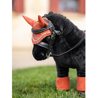 Bonnet anti-mouches pour jouet Mini Poney LeMieux Abricot Bonnet anti-mouches pour jouet Mini Poney LeMieux Abricot