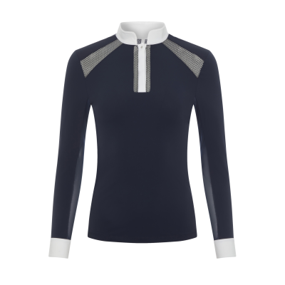 Polo de concours LeMieux Camille manches longues Marine