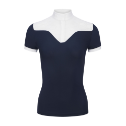 Polo de concours Emily LeMieux manches courtes Marine ancien modèle