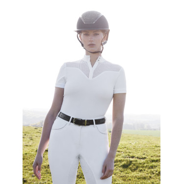 Polo de concours Emily LeMieux manches courtes Polo de concours Emily LeMieux manches courtes