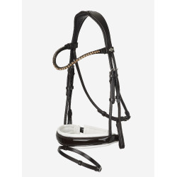 Bridon LeMieux Kudos Patent dressage Marron / blanc