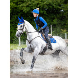 Tapis de selle LeMieux Loire Close Contact Square CSO Benetton Bleu