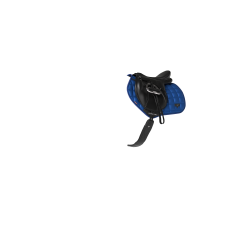 Tapis de selle LeMieux Loire Close Contact Square CSO Benetton Bleu