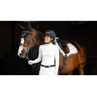 Tapis de selle LeMieux Loire Close Contact Square CSO Blanc ancien modèle