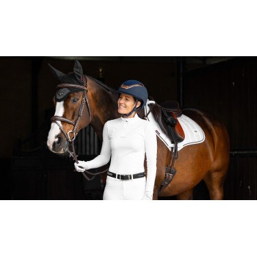 Tapis de selle LeMieux Loire Close Contact Square CSO Blanc ancien modèle