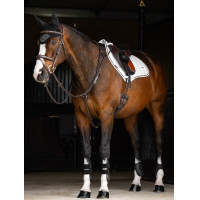 Tapis de selle LeMieux Loire Close Contact Square CSO Blanc ancien modèle
